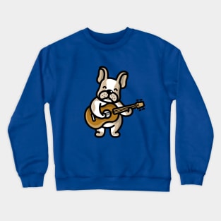 Cute Doggo Guitarist Crewneck Sweatshirt